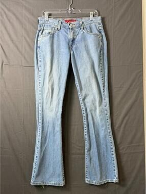Levis 515 Nouveau Bootcut Stretch Jeans Womens Size 6 M Light Wash Low Rise